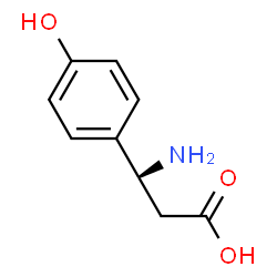 ChemSpider 2D Image | (R)-3-Amino-3-(4-hydroxyphenyl)propanoic acid | C9H11NO3