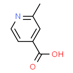 ChemSpider 2D Image | 2-Methylisonicotinic acid | C7H7NO2