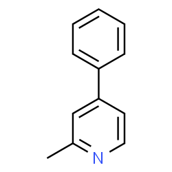 ChemSpider 2D Image | 2-Methyl-4-phenylpyridine | C12H11N