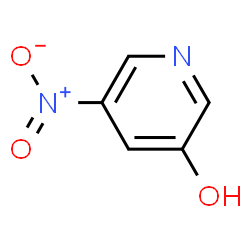 ChemSpider 2D Image | 5-Nitro-3-pyridinol | C5H4N2O3