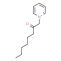 ChemSpider 2D Image | 1-(2-Oxooctyl)pyridinium | C13H20NO