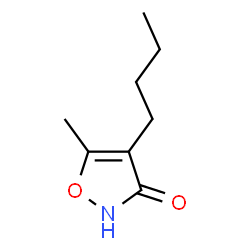 ChemSpider 2D Image | 4-Butyl-5-methyl-3-isoxazolol | C8H13NO2
