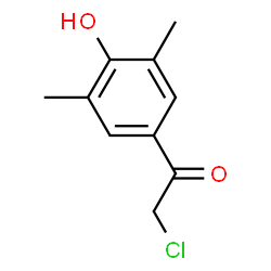 ChemSpider 2D Image | 2-Chloro-1-(4-hydroxy-3,5-dimethylphenyl)ethanone | C10H11ClO2