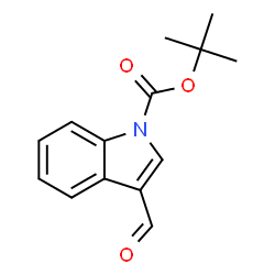 ChemSpider 2D Image | 1-Boc-3-Formylindole | C14H15NO3
