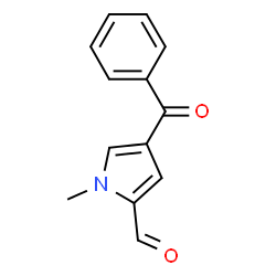 ChemSpider 2D Image | 4-Benzoyl-1-methyl-1H-pyrrole-2-carbaldehyde | C13H11NO2