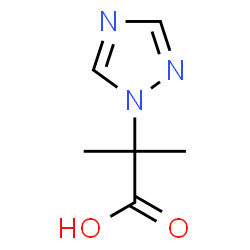 ChemSpider 2D Image | 2-Methyl-2-(1H-1,2,4-triazol-1-yl)propanoic acid | C6H9N3O2