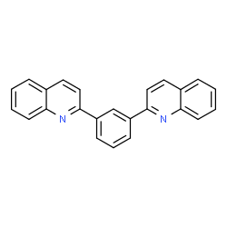 ChemSpider 2D Image | 2,2'-(1,3-Phenylene)diquinoline | C24H16N2