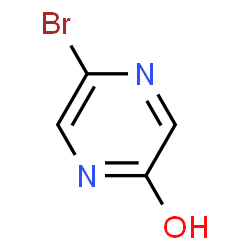 ChemSpider 2D Image | 5-bromopyrazin-2-ol | C4H3BrN2O