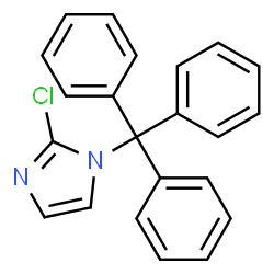 ChemSpider 2D Image | 2-Chloro-1-trityl-1H-imidazole | C22H17ClN2