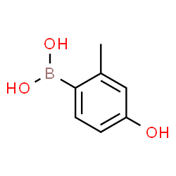 ChemSpider 2D Image | 4-Hydroxy-2-methylphenylboronic acid | C7H9BO3