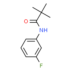 ChemSpider 2D Image | N-(3-Fluorophenyl)-2,2-dimethylpropanamide | C11H14FNO