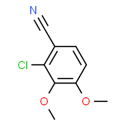 ChemSpider 2D Image | 2-CHLORO-3,4-DIMETHOXYBENZONITRILE | C9H8ClNO2
