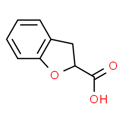 ChemSpider 2D Image | 2,3-Dihydrobenzofuran-2-carboxylic acid | C9H8O3