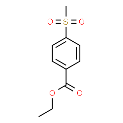 ChemSpider 2D Image | Ethyl 4-(methylsulfonyl)benzoate | C10H12O4S