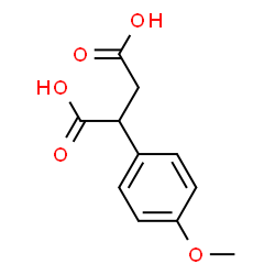 ChemSpider 2D Image | 2-(4-Methoxyphenyl)succinic acid | C11H12O5