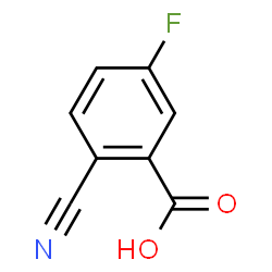ChemSpider 2D Image | 2-Cyano-5-fluorobenzoic acid | C8H4FNO2