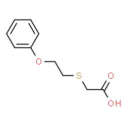 ChemSpider 2D Image | [(2-phenoxyethyl)thio]acetic acid | C10H12O3S