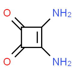ChemSpider 2D Image | diaminocyclobut-3-ene-1,2-dione | C4H4N2O2