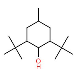 ChemSpider 2D Image | 2,6-Di-tert-butyl-4-methylcyclohexanol | C15H30O