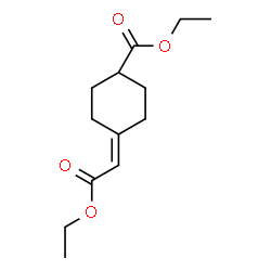 ChemSpider 2D Image | Ethyl 4-(2-ethoxy-2-oxoethylidene)cyclohexanecarboxylate | C13H20O4