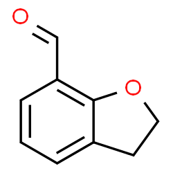 ChemSpider 2D Image | 2,3-DIHYDRO-1-BENZOFURAN-7-CARBALDEHYDE | C9H8O2