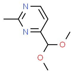 ChemSpider 2D Image | 4-(Dimethoxymethyl)-2-methylpyrimidine | C8H12N2O2