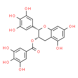 ChemSpider 2D Image | (+)-Epigallocatechin gallate | C22H18O11