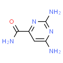 ChemSpider 2D Image | 2,6-Diamino-4-pyrimidinecarboxamide | C5H7N5O