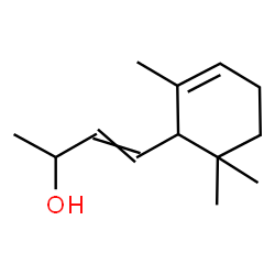 ChemSpider 2D Image | 4-(2,6,6-Trimethyl-2-cyclohexen-1-yl)-3-buten-2-ol | C13H22O