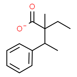 ChemSpider 2D Image | 2-Ethyl-2-methyl-3-phenylbutanoate | C13H17O2
