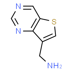 ChemSpider 2D Image | Thieno[3,2-d]pyrimidin-7-ylmethanamine | C7H7N3S