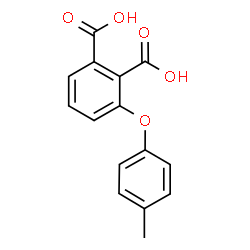 ChemSpider 2D Image | 3-(4-Methylphenoxy)phthalic acid | C15H12O5