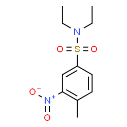 ChemSpider 2D Image | N,N-Diethyl-4-methyl-3-nitrobenzenesulfonamide | C11H16N2O4S