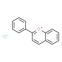 ChemSpider 2D Image | 2-Phenylchromenium chloride | C15H11ClO