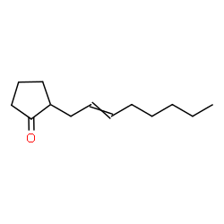 ChemSpider 2D Image | 2-(Oct-2-en-1-yl)cyclopentanone | C13H22O