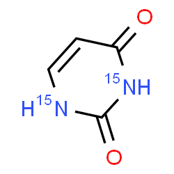 ChemSpider 2D Image | Uracil-15N2 | C4H415N2O2