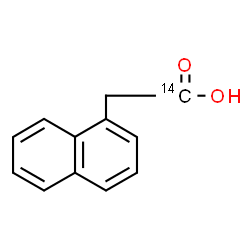 ChemSpider 2D Image | 1-Naphthyl(1-~14~C)acetic acid | C1114CH10O2