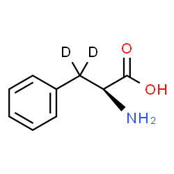 ChemSpider 2D Image | L-Phenylalanine | C9H9D2NO2