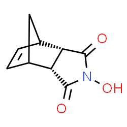 ChemSpider 2D Image | (2R,6S)-4-Hydroxy-4-azatricyclo[5.2.1.0~2,6~]dec-8-ene-3,5-dione | C9H9NO3