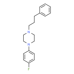 ChemSpider 2D Image | 1-(4-Fluorophenyl)-4-(3-phenylpropyl)piperazine | C19H23FN2