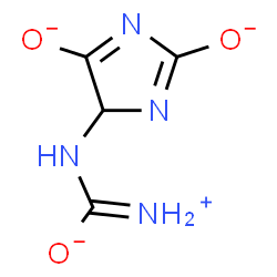 ChemSpider 2D Image | N-(2,5-Dioxido-4H-imidazol-4-yl)ammoniumcarboximidate | C4H4N4O3