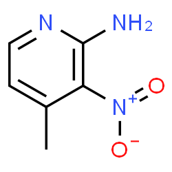 ChemSpider 2D Image | 2-Amino-3-nitro-4-picoline | C6H7N3O2