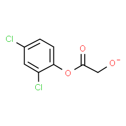 ChemSpider 2D Image | 2-(2,4-Dichlorophenoxy)-2-oxoethanolate | C8H5Cl2O3