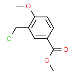 ChemSpider 2D Image | Methyl 3-(chloromethyl)-4-methoxybenzoate | C10H11ClO3