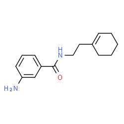 ChemSpider 2D Image | 3-Amino-N-[2-(1-cyclohexen-1-yl)ethyl]benzamide | C15H20N2O