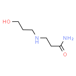 ChemSpider 2D Image | 3-[(3-Hydroxypropyl)amino]propanamide | C6H14N2O2