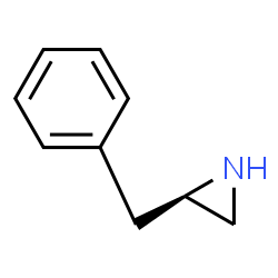 ChemSpider 2D Image | (2R)-2-Benzylaziridine | C9H11N