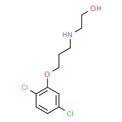 ChemSpider 2D Image | 2-{[3-(2,5-Dichlorophenoxy)propyl]amino}ethanol | C11H15Cl2NO2
