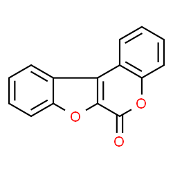 ChemSpider 2D Image | 6H-[1]Benzofuro[2,3-c]chromen-6-one | C15H8O3