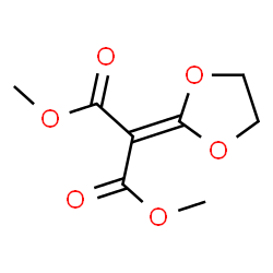 ChemSpider 2D Image | Dimethyl 1,3-dioxolan-2-ylidenemalonate | C8H10O6